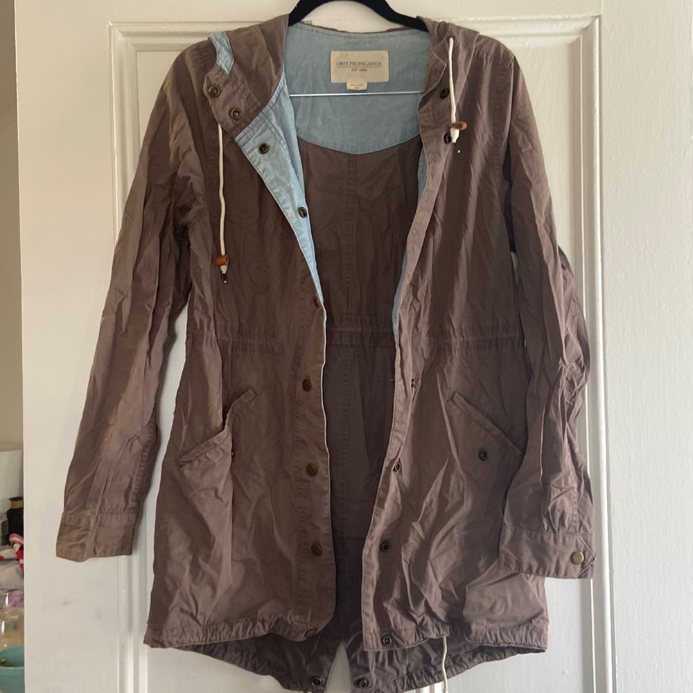 Obey Spring/Fall Jacket - 100% cotton - Picture 1 of 4